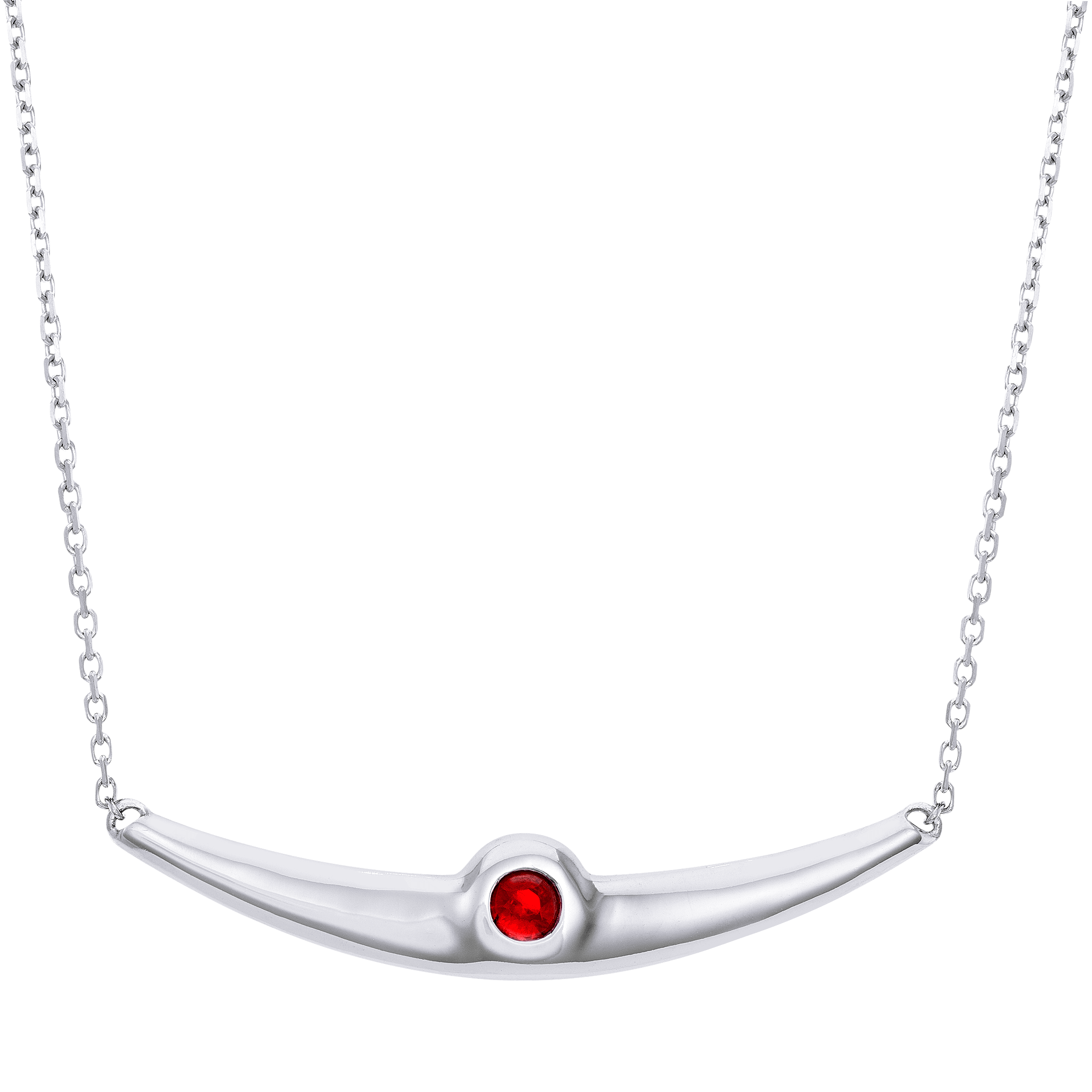 Balsano Jewelry, A Beautiful Smile, Sterling Silver Ruby Pendant