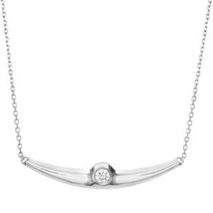 Balsano Jewelry, A Beautiful Smile, White Gold Diamond Pendant